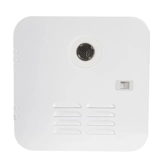 Girard Tankless RV Water Heater with Door Installation Kit and Trim Ring