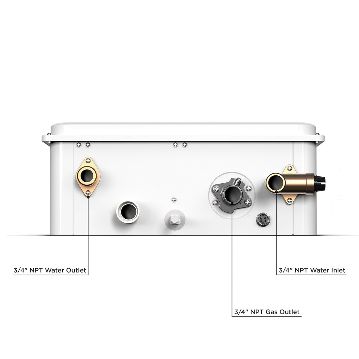 Builder Series Outdoor 6.8 GPM Natural Gas Tankless Water Heater