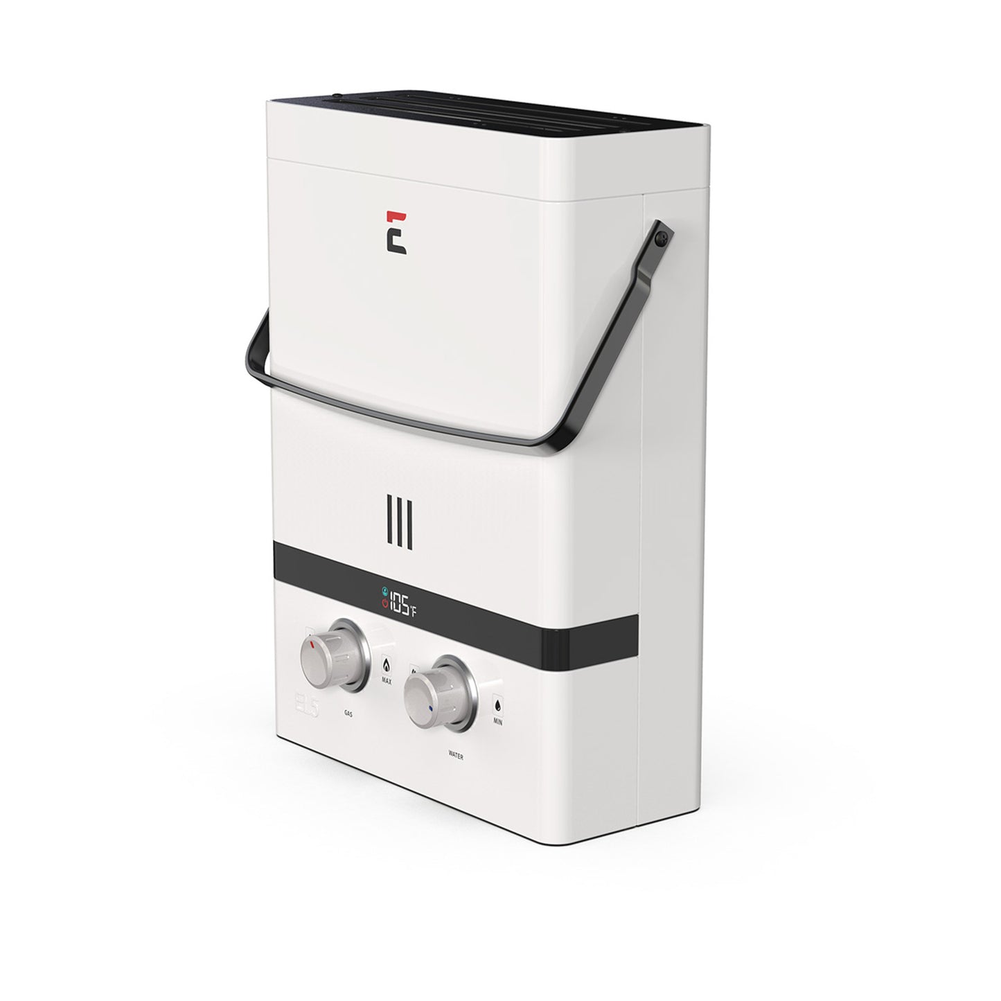 Luxe 1.5 GPM 37.5K BTU Outdoor Portable Tankless Water Heater with LED Display