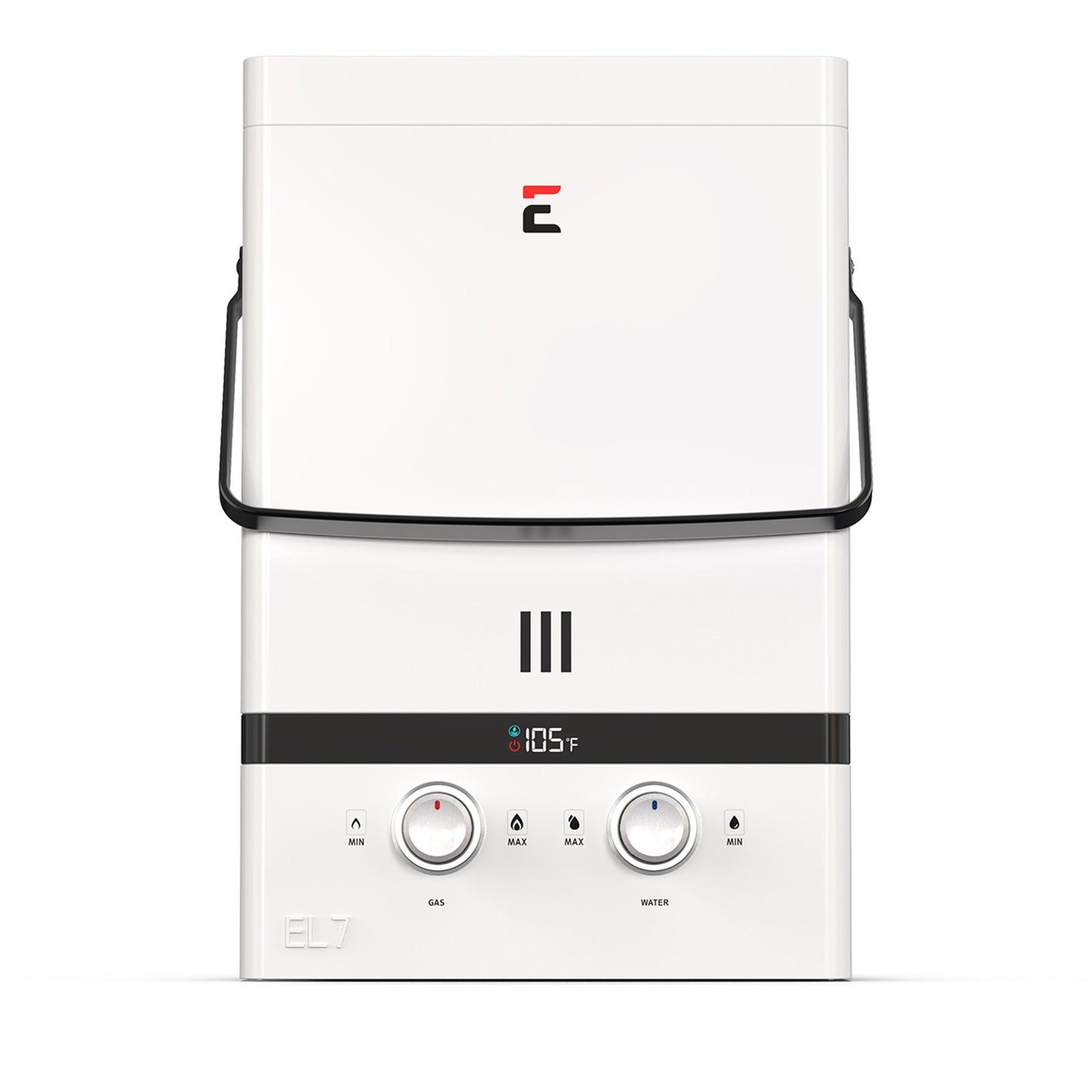 Eccotemp Luxé 1.85 GPM 52K BTU Outdoor Portable Tankless Water Heater with LED Display