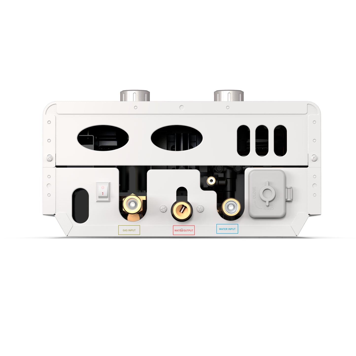 Eccotemp Luxé 1.85 GPM 52K BTU Outdoor Portable Tankless Water Heater with LED Display