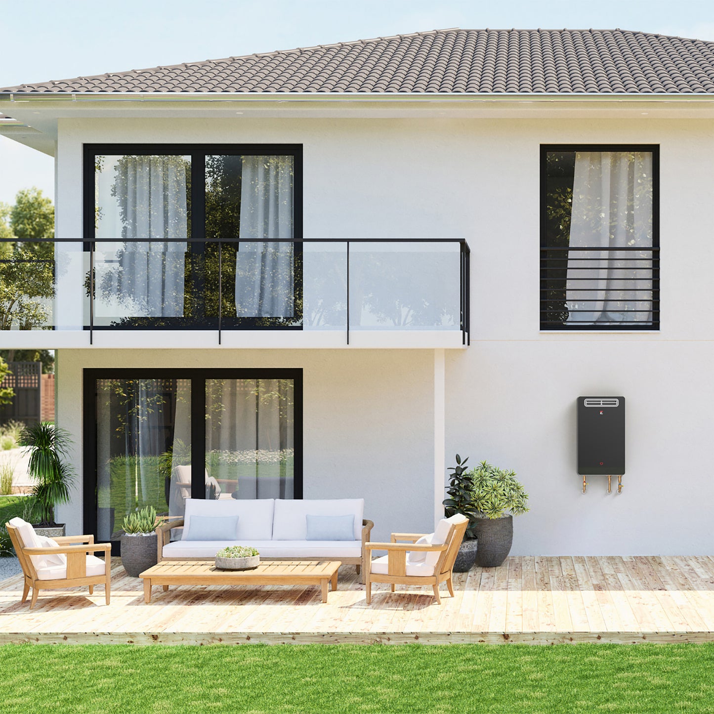 SmartHome 6.8 GPM Outdoor Natural Gas Tankless Water Heater