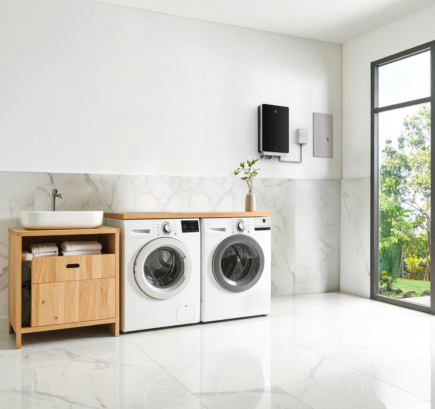 SMARTHOME 27kW Electric Tankless Water Heater
