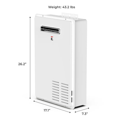 Builder Series 7.0 GPM Outdoor Natural Gas Tankless Water Heater