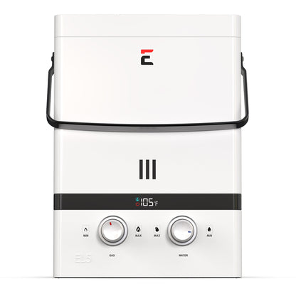 Luxe 1.5 GPM 37.5K BTU Outdoor Portable Tankless Water Heater with LED Display