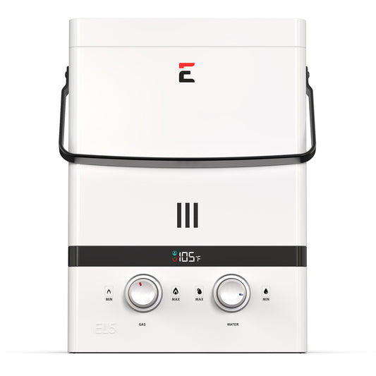 Luxe 1.5 GPM 37.5K BTU Outdoor Portable Tankless Water Heater with LED Display