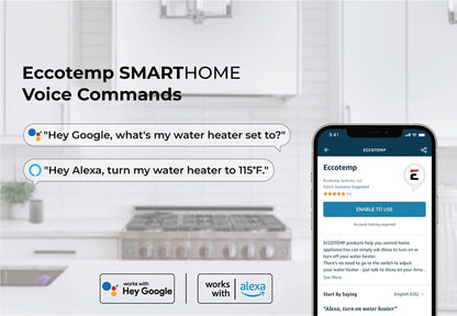 SmartHome 2.5 Gallon Mini Tank Water Heater with Voice Commands