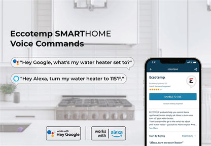 SmartHome 4.0 Gallon Mini Tank Water Heater with Voice Commands